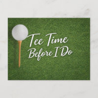 Golf Bachelor zum Thema grünes Gras