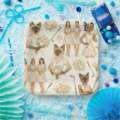 Golf Bachelorette Team Birde Pappteller (Party)