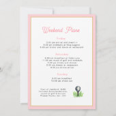 Golf Bacheloretto Einladung (Rückseite)