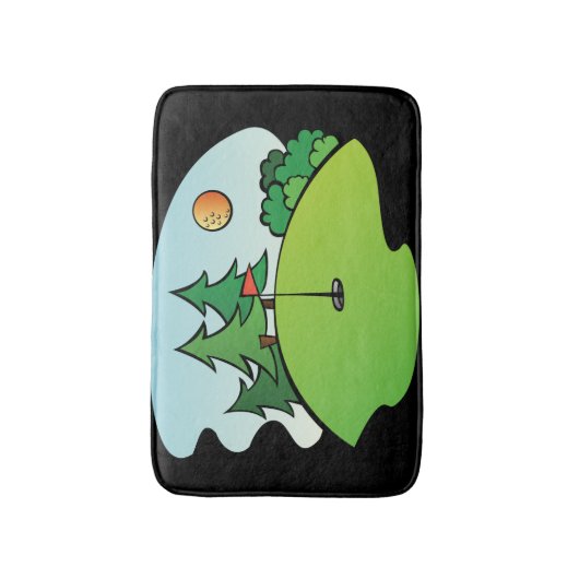 Golf Badematte (Vorderseite Vertikal)