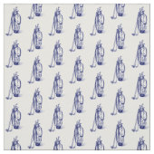 Golf Bag Golf Clubs Blue Stoff (Muster)