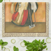 Golf Bag mit Handschuh von Jennifer Goldberger Handtuch (Gefaltet)