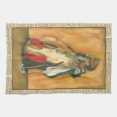 Golf Bag mit Handschuh von Jennifer Goldberger Handtuch (Horizontal)