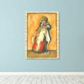 Golf Bag mit Handschuh von Jennifer Goldberger Leinwanddruck (Insitu (Holzboden))