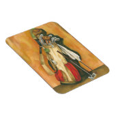 Golf Bag mit Handschuh von Jennifer Goldberger Magnet (Rechte Seite)