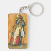 Golf Bag mit Handschuh von Jennifer Goldberger Schlüsselanhänger (Rückseite)