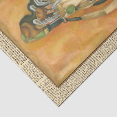 Golf Bag mit Handschuh von Jennifer Goldberger Seidenpapier (Ausschnitt)