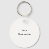 Golf Bag Tag - personalized Schlüsselanhänger (Rückseite)