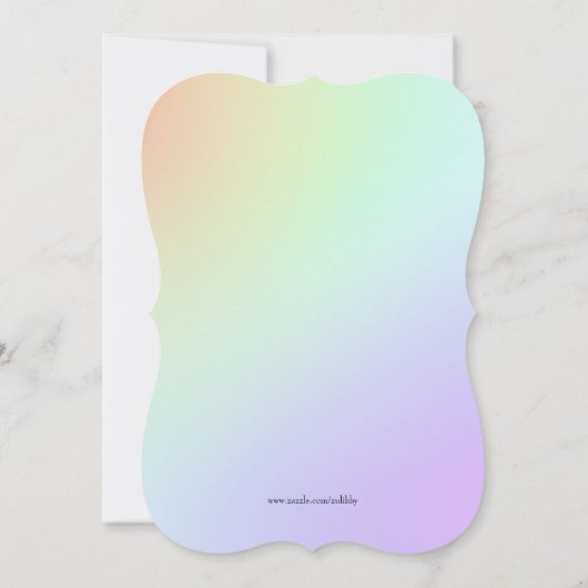 Golf Bags oder Shopping Bags Gender-Enthüllung ein Einladung (Rückseite)