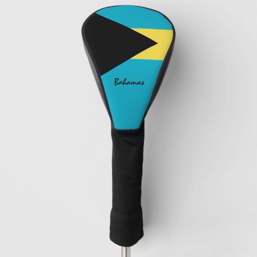 Golf Bahamas & Bahamas Flag / Golf Clubs Abdeckung Headcover (Vorderseite)