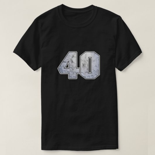 Golf Ball 40 th Birthday Celebration Sport Gift T-Shirt (Design vorne)