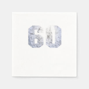 Golf Ball 60. Geburtstagsfeier Sportgeschenk Serviette