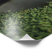 Golf Ball am Rand des Lochs Fotodruck (Ecke)