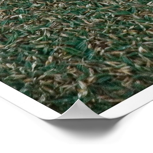 Golf Ball am Rande Poster (Ecke)