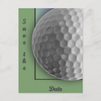 Golf Ball Ankündigungspostkarte