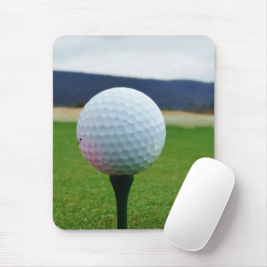 Golf Ball auf dem Golfplatz Mousepad (Mit Mouse)