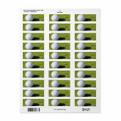 Golf Ball auf Green Rass Course - Maßgeschneidert (Vorne)