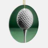 Golf Ball auf T-Shirt Keramik Dekoration (Rechts)