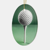 Golf Ball auf T-Shirt Keramik Dekoration (Links)