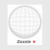 Golf Ball Aufkleber (Blatt)