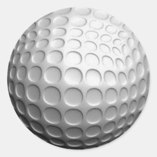 Golf-Ball-Aufkleber (addieren Sie Ihren eigenen Runder Aufkleber