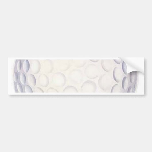 Golf Ball Autoaufkleber (Vorne)