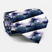 Golf Ball & Bat Krawatte (Gerollt)