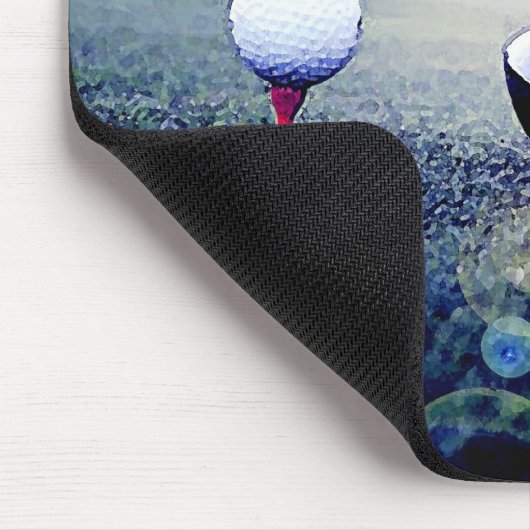 Golf Ball & Bat Mousepad (Ecke)