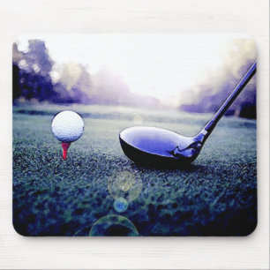Golf Ball & Bat Mousepad