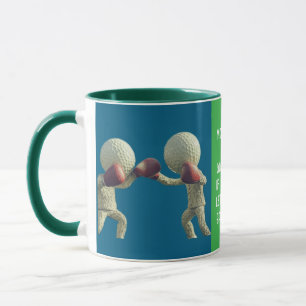 Golf Ball Battle Tasse