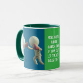 Golf Ball Battle Tasse (Vorderseite Links)