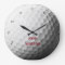 Golf-Ball-Beschaffenheits-personalisierte Wand-Uhr