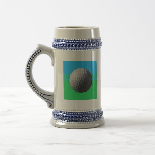 Golf Ball Bierstein Bierglas (Links)