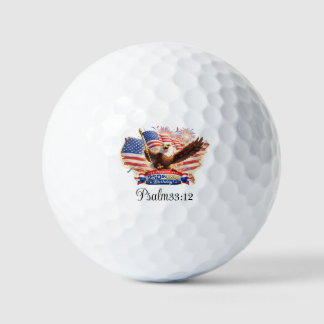 Golf Ball Blessed  Happy 250th Birthday USA!