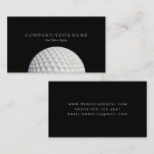 Golf Ball Business Card Visitenkarte (Vorne/Hinten)