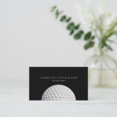 Golf Ball Business Card Visitenkarte (Stehend Vorderseite)