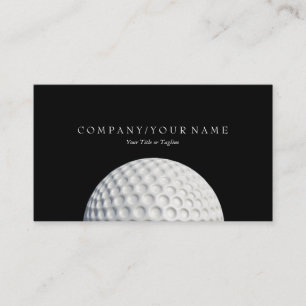 Golf Ball Business Card Visitenkarte