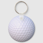 Golf Ball Button Key Ring Schlüsselanhänger (Vorderseite)