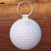 Golf Ball Button Key Ring Schlüsselanhänger (Vorderseite)