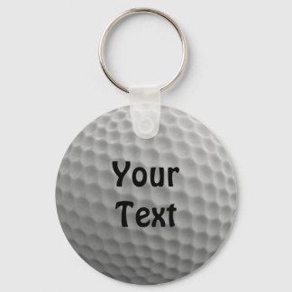 Golf Ball Customize Personalize Change Font Color Schlüsselanhänger