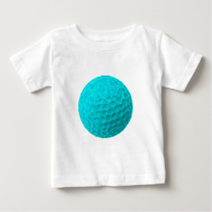 Golf Ball Cyan Das MUSEUM Zazzle Geschenke Baby T-shirt