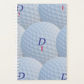 Golf Ball Design Golfer's Weekly Planer (Vorderseite)