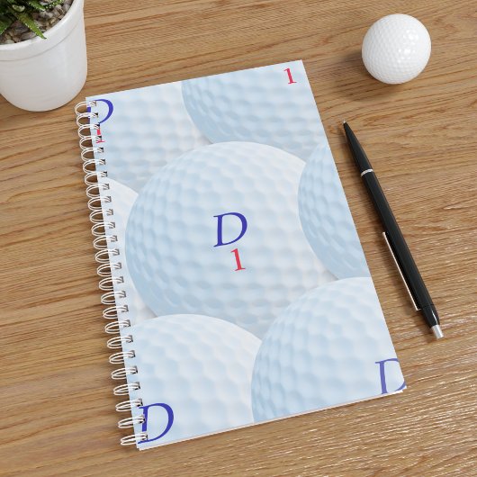 Golf Ball Design Golfer's Weekly Planer
