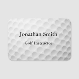 Golf Ball Design Name Tag Namensschild