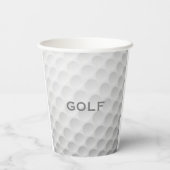 Golf Ball Design Paper Cup Pappbecher (Rückseite)