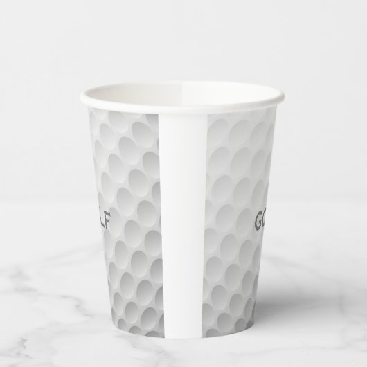 Golf Ball Design Paper Cup Pappbecher (Links)