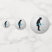 Golf Ball Design Table Confetti Konfetti (Rückseiten)