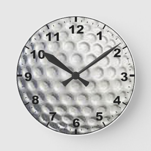 "Golf Ball"-Design-Wanduhren Runde Wanduhr (Vorderseite)
