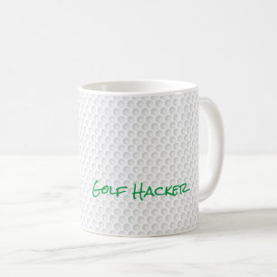 Golf Ball Dimples Hacker Vater Golfing Funny Kaffeetasse