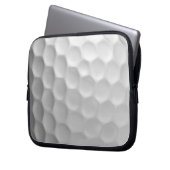 Golf Ball Dimples Laptopschutzhülle (Vorderseite Links)